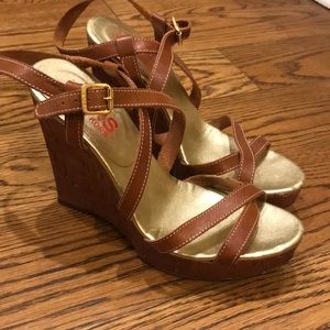KORS Michael KORS wedge platform sandals
